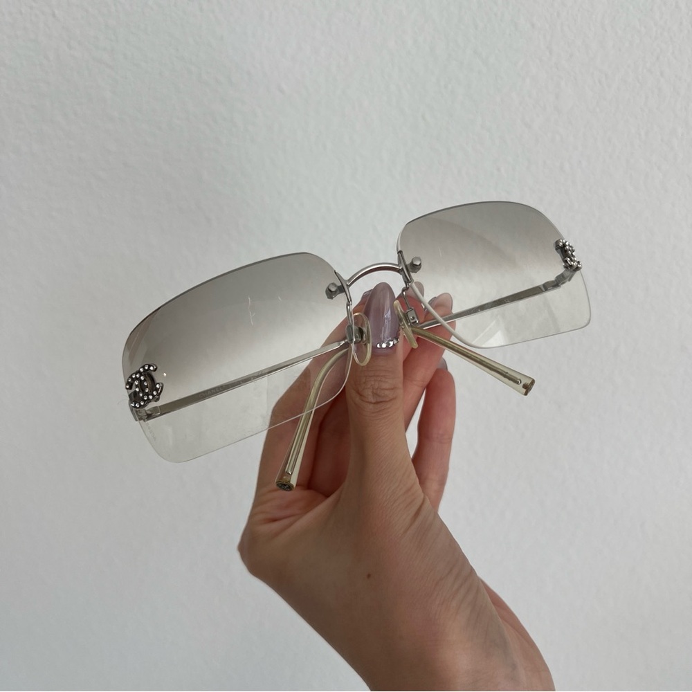 Vintage Chanel 4017-D Rhinestone Sunglasses